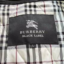 極美品◎バーバリーブラックレーベル BURBERRY BLACK LABEL ノバチェック キルティングライナー付 トレンチコート シングル ロング 黒 L_画像7