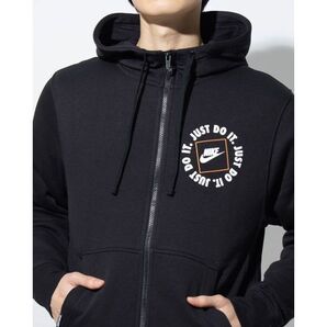 NIKE メンズ JDI フリース フルジップ フーディ ブラックジップパーカー 10736