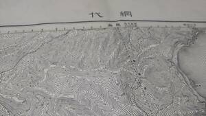 　古地図 　網代　静岡県　地図　資料　　46×57cm　　明治18年測量　　昭和28年印刷　発行　B2211