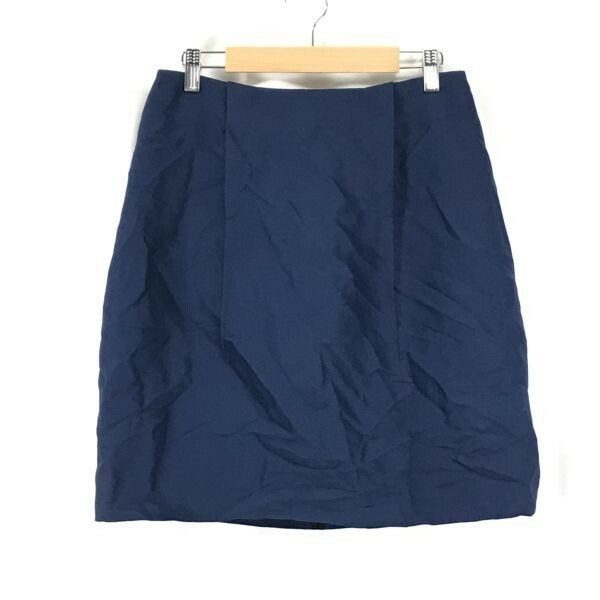 Made in Japan★ランバン/LANVIN★シルク混/タイトスカート【40/women’s size -L/青/blue】Skirts◆BH23