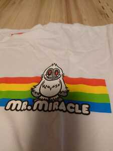 フジテレビ　ココリコ　ミラクルタイプ　ミラクルさん　長袖Tシャツ　非売品　Mr.miracle 白 バラエティー番組グッズ