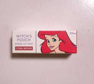 Witch's Pouch ウィッチズポーチ LAM シアーリップティント ディズニー アリエル コーラルブラウン