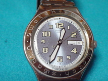 珍品　デザイン　SWATCH　SWISS　IRONY　AG　２００１　腕時計　ブルー_画像1