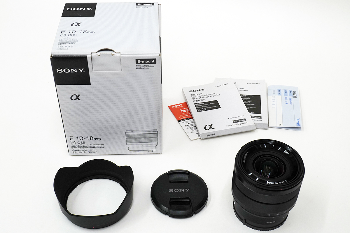 オックスフォードブルー 【美品】SONY E 10-18mm F4 OSS (SEL1018
