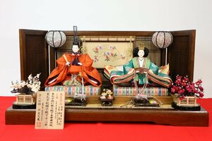 雛人形 親王飾 京人形師 平安天鳳 限定作品 正絹 結婚の儀 完全復元作品 男装 束帯本仕立 女装 晴装帯 本仕立本着せ 