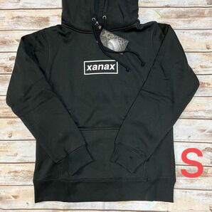 Xanax 裏起毛スウェットパーカー 黒 S 新品