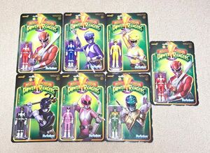  super 7 mighty mo- fins Power Ranger reaction figure 7 body set unused goods 