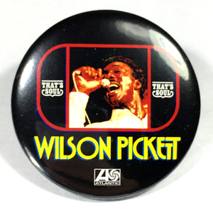 デカ缶バッジ 5.8cm　Wilson Pickett　ウィルソンピケット SOUL ソウフルミュージック
