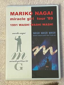 DVD/永井真理子/miracle girl tour89×1991 WASH！ WASH！ WASH！