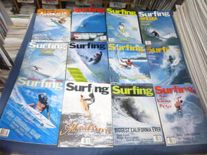 60/⑤洋書「SURFING MAGAZINE/サーフィンマガジン」2000年１２冊セット