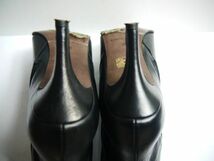 美品 アンジェリーナ ミラン ANGELINA MILLAN ショートブーツ 黒 38 24.0cm スペイン製 T392-85_画像5