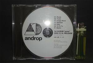 ◆androp 非売品 CD 1st ALBUM anew 2009.12.16 RELEASE プロモーション版