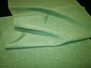 [ capital ...] Toray . bamboo summer thing length . long kimono-like garment flap light moss green change sleeve for 2.2m①