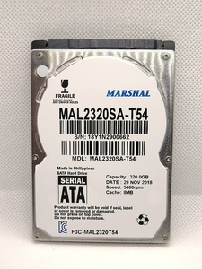 HDD ハードディスク 320G MARSHAL2.5 5400RPM S-ATA ☆ ほぼ未使用 送料込価格 ☆