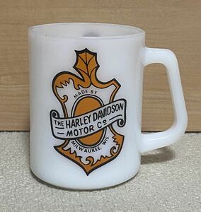  federal Harley Davidson Vintage mug Fire King 