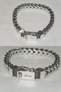 FRICA JEWELRY フリカジュエリー ハンドメイド シルバー ブレスレット SQUARED CHAIN BRACELET スクエアード スクエアド チェーン