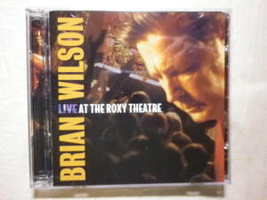 『Brian Wilson/Live At The Roxy Theatre(2000)』(BRIMEL 1001,輸入盤,2CD,ライブ・アルバム,Jeffrey Foskett,Darian Sahanaja)