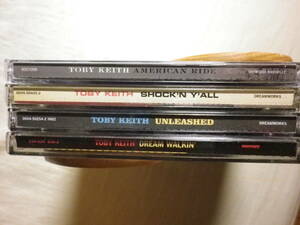 『Toby Keith アルバム4枚セット』(Unleashed,Dream Walkin’, Shock’N Y’all,American,Ride,カントリー,00's)
