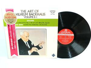 SLC-1638 ブラームス　ピアノ協奏曲第２番　バックハウス　ベーム　ウィーンフィル　LP 【8商品以上同梱で送料無料】