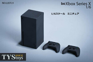 TYStoys 22DT21 boXbox Series X 1/6スケール 据置型ゲーム機 ミニチュア