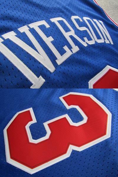 美品 NBA 76ers IVERSON #3 アレン・アイバーソン セブンティ 