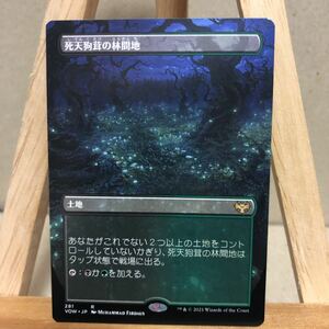 MTG ■ボーダーレス■《死天狗茸の林間地/Deathcap Glade》[VOW-BF] 土地R 日本語 イニストラード：真紅の契り マジック：ザ・ギャザリング