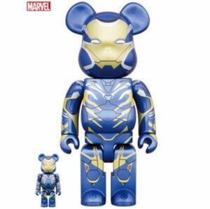 BE@RBRICK IRON MAN RESCUE SUIT 100%＆400％ ベアブリック メディコムトイ　アイアンマン