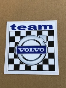 ≪即納 送料無料≫ VOLVO team ボルボ チーム 72mm ステッカー シール