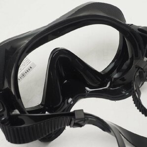 USED AQUALUNG アクアラング REVEAL X1 リヴィール ダイビングマスク ブラックシリコン マスクストラップカバー付 ダイビング用品[JJ50976]の画像3