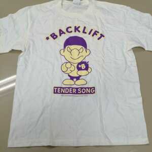 B11 バンドTシャツ　バックリフト　白　tender song BACKLIFT