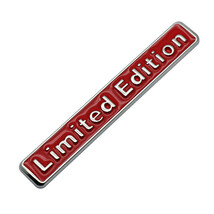 【 LIMITED EDITION 】リミテッド エディション 2枚セット ３D エンブレム 赤 メタルステッカー 送料無料_画像1