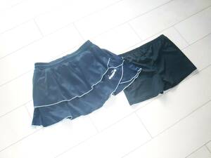 221111 новый товар DIADORA DIADRY простой юбка юбка внутренний имеется L Y5800 90 DTG0495
