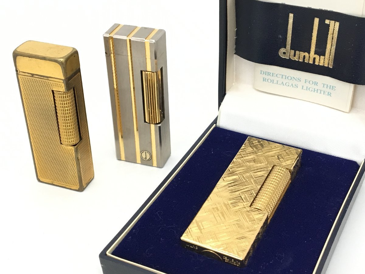 特価商品 価格変更Dunhill ダンヒル ローラガス シルバー 銀巻き 着火