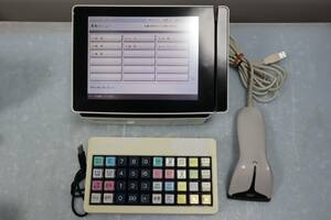 C6958 T L TEC multi terminal MP-80 MP-80-S1-A111-R + Touch scanner HS-560-UB+POS keyboard PKBMP-80 charger less 