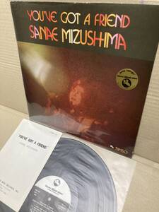 1ST PRESS！美盤LP！水島早苗 Sanae Mizushima / You've Got A Friend TBM TBM-50 オリジナル盤 市川秀男 HIDEO ICHIKAWA 1975 JAPAN MINT