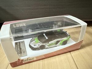1/64 FuelMe ランボルギーニ　アヴェンタドール　LBWK LP700 GT EVO シルバーグリーン　#53