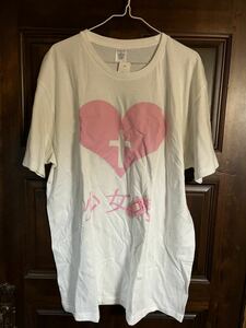 病みカワビックTシャツ　少女病　ホワイト　XXL 男女兼用