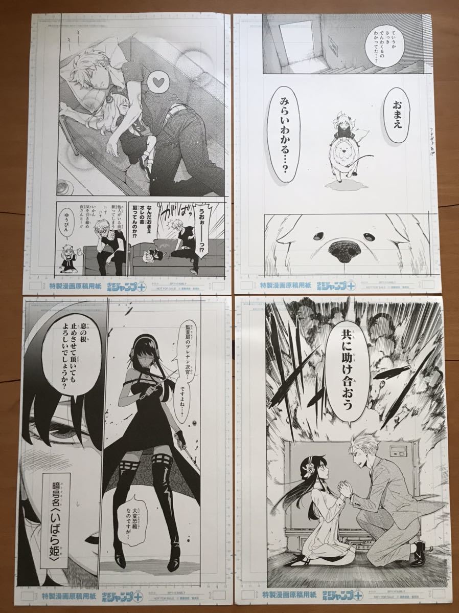 SPY×FAMILY特製漫画原稿用紙 値下げしていきます asfia.com.br