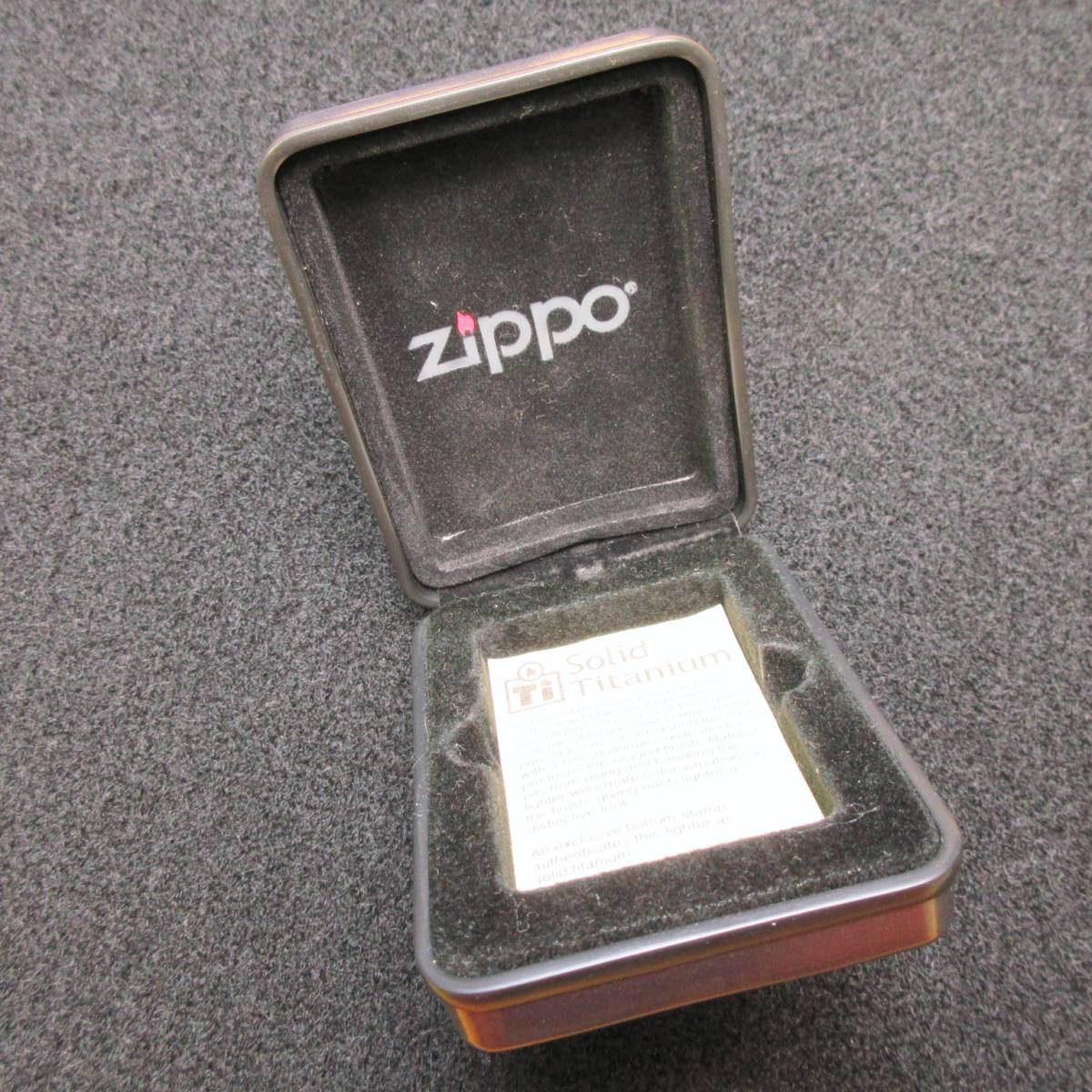 ヤフオク! -「zippo ソリッドチタン solid titanium」の落札相場・落札価格
