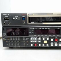 SONY HDW-S2000 HDCAMレコーダー 24P再生・録画可能【中古/訳あり難あり動作品/HD-SDI/ドラム使用時間 407H】#362263_画像3