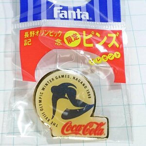 送料無料)未開封 FANTA 長野オリンピック スノーボード ピンバッジ ピンズ PINS A13044