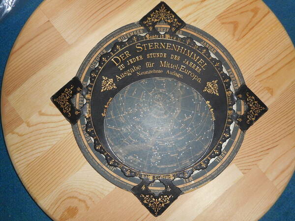即決1890年頃『クリペル星座早見盤』アンティーク　天球図、天文暦学書、星図、宇宙、Astronomy, Star map, Planisphere, Celestial atlas