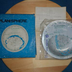 アンティーク1970年頃『渡辺南天星座早見盤 英語版』天球図、天文暦学書、星図、宇宙、Astronomy, Star map, Planisphere, Celestial atlas