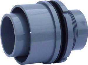 OF three-ply tube 50|75 rubber gasket 2 piece attaching overflow piping PVC tube filtration 