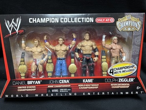 MATTLE：ショップ限定 WWE Champion　Collection　4Pack w/ベルト （未開封品）