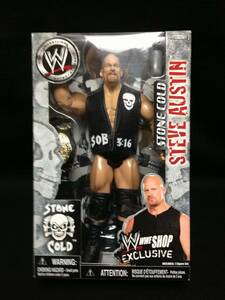 JAKKS：WWE ショップ限定 スティーブ・オースチン w/SOBベスト（未開封品）