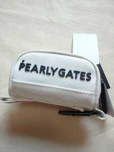  white Pearly Gates golf ball pouch new goods unused 