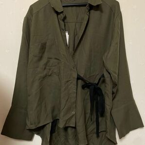 新品　moussy マウジー　ミリタリーシャツ