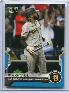 2021 Topps NOW MLB Fernando Tatis Jr. BLUE 285 タティス 青 パラレル カード 49枚限定