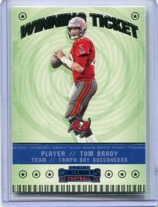 2020 Panini Contenders インサート Winning Ticket Tom Brady ブレイディ バッカニアーズ